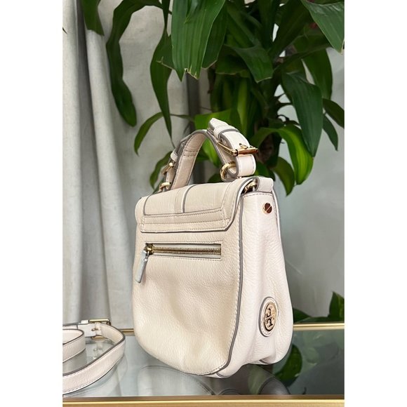 ♦️♦️  TORY BURCH AUTHENTIC VINTAGE WHITE CROSSBODY HANDBAG ♦️♦️ - Picture 8 of 15
